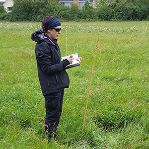 Open University research student, Vicky.