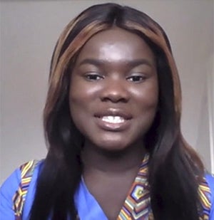 Open University research student, Lois.