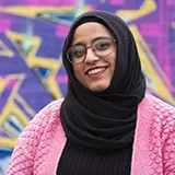 An image of Khudayja, an Open University student.