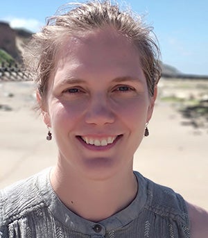 Open University research student, Sarah.
