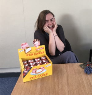 Open University research student, Annie.