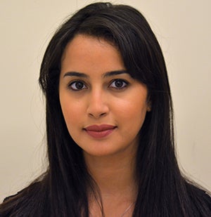 Open University research student, Zaineb.