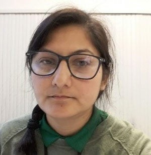 Open University research student, Nitu.