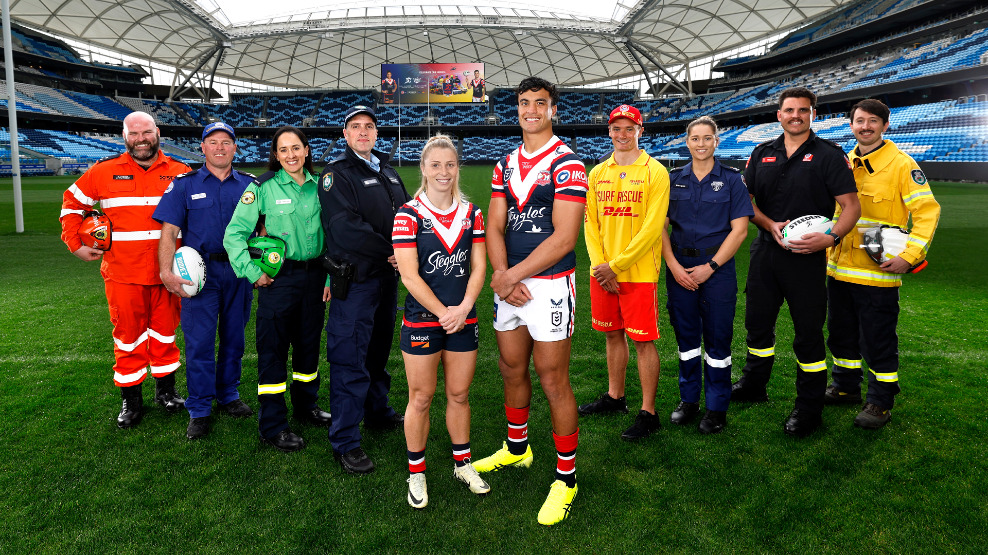 NSW launches Inaugural Sydney Roosters Emergency Services Event 