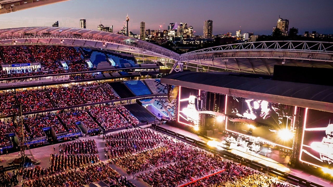 Allianz Stadium Concert Atmosphere