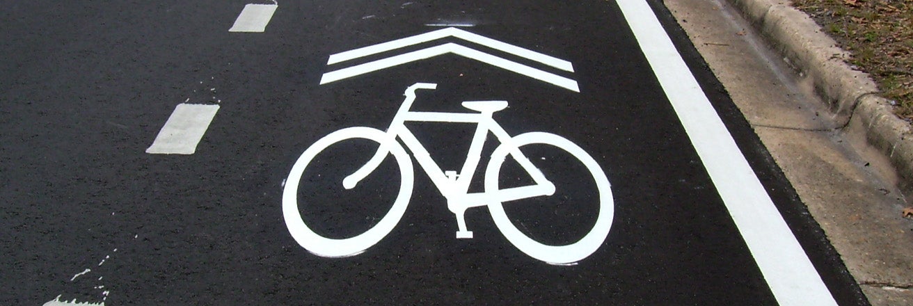 Bike lane marking sale