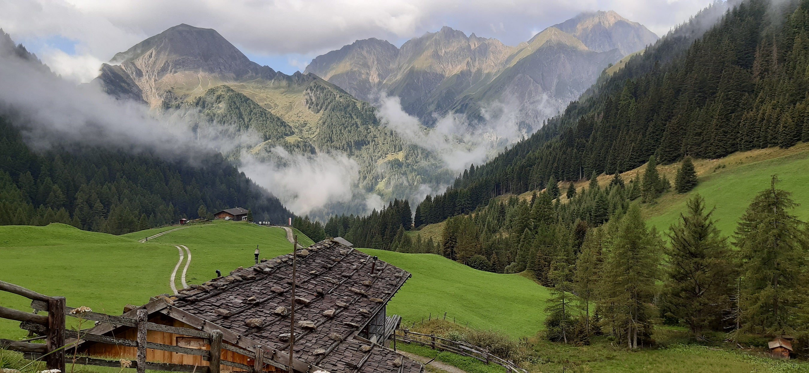 La valle di Fundres è ricca di pascoli di alta qualità.