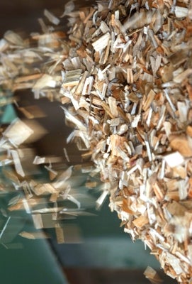 Materiale legnoso di scarto