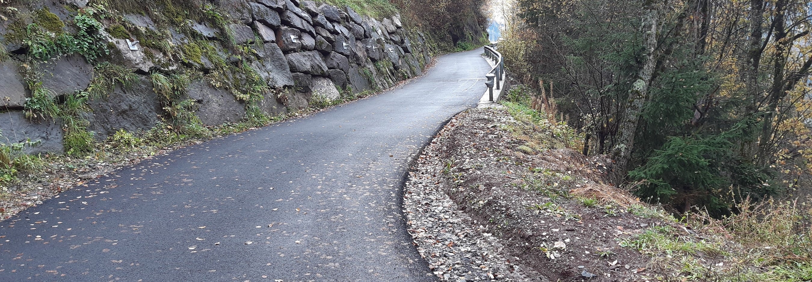 Molti masi di montagna sarebbero oggi abbandonati senza una strada di accesso.