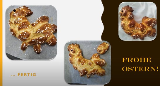 Wir backen eine Osterhenne