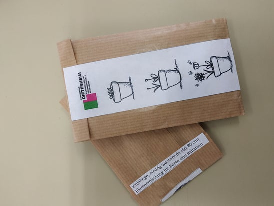 Aussaatmischung selbst gestaltet. 