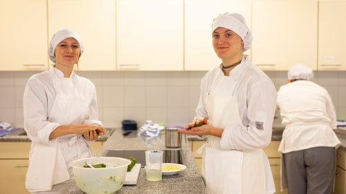 Schülerin beim Fachschule für Hauswirtschaft und Ernährung Dietenheim