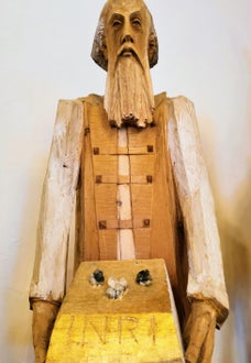 König mit Weihrauch und Myrre, Krippe von Künstler Jakob Oberhollenzer