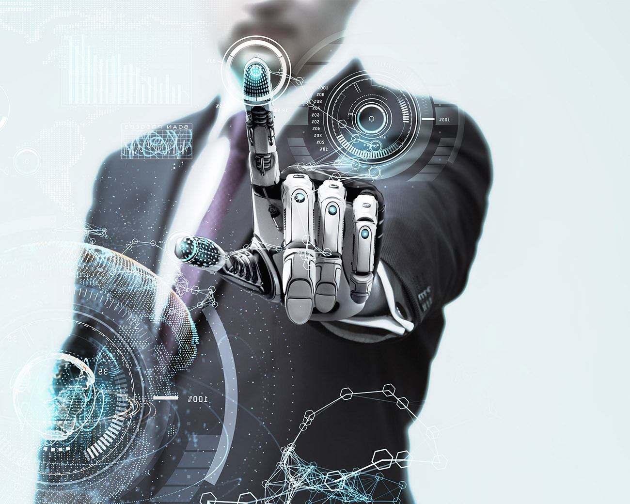 Robot klikt ergens op