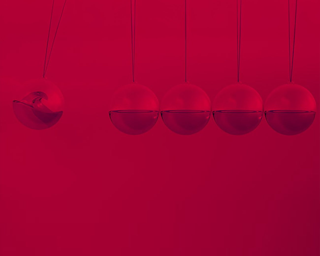 Afbeelding van ballen op een rode achtergrond