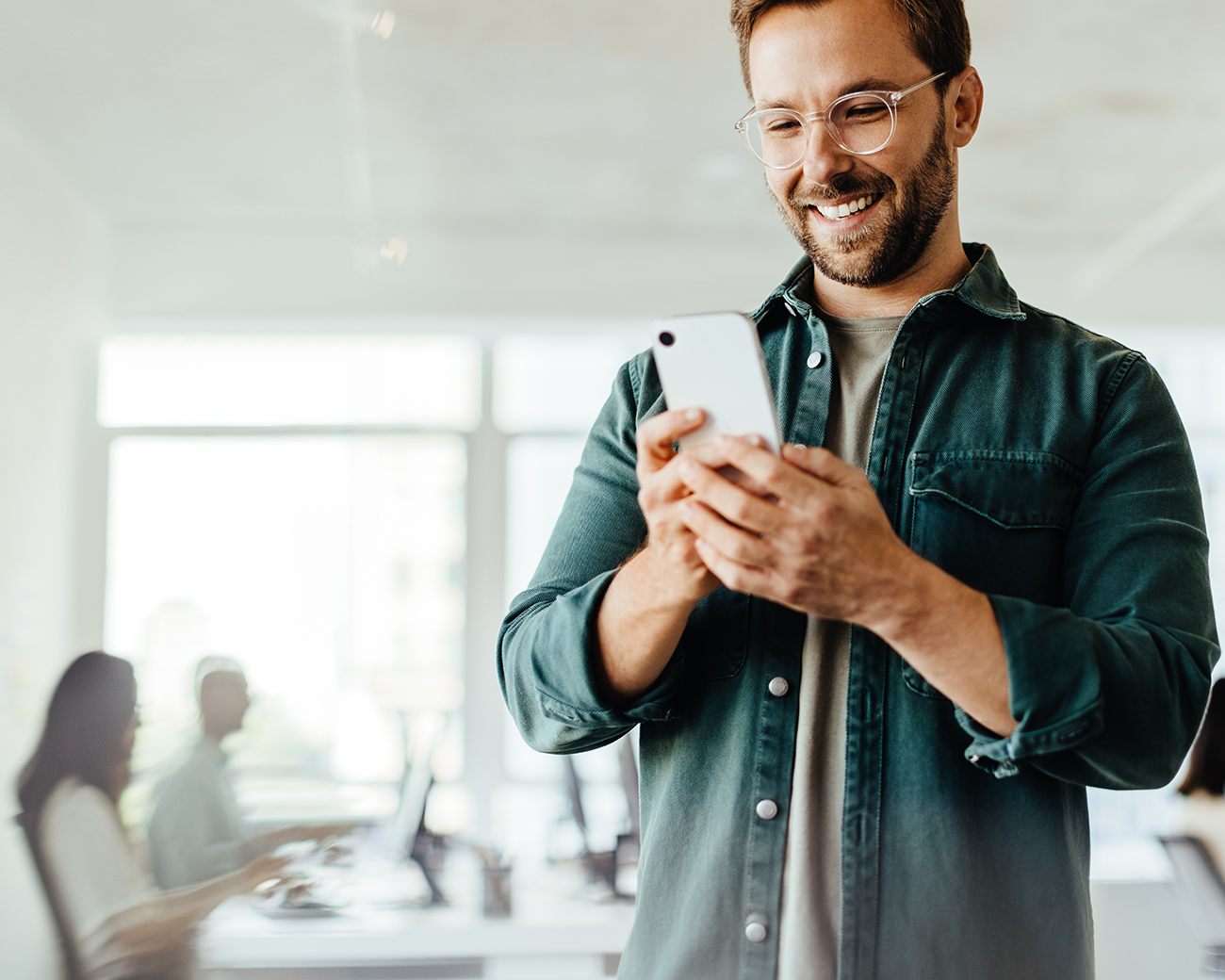 Man neemt contact op