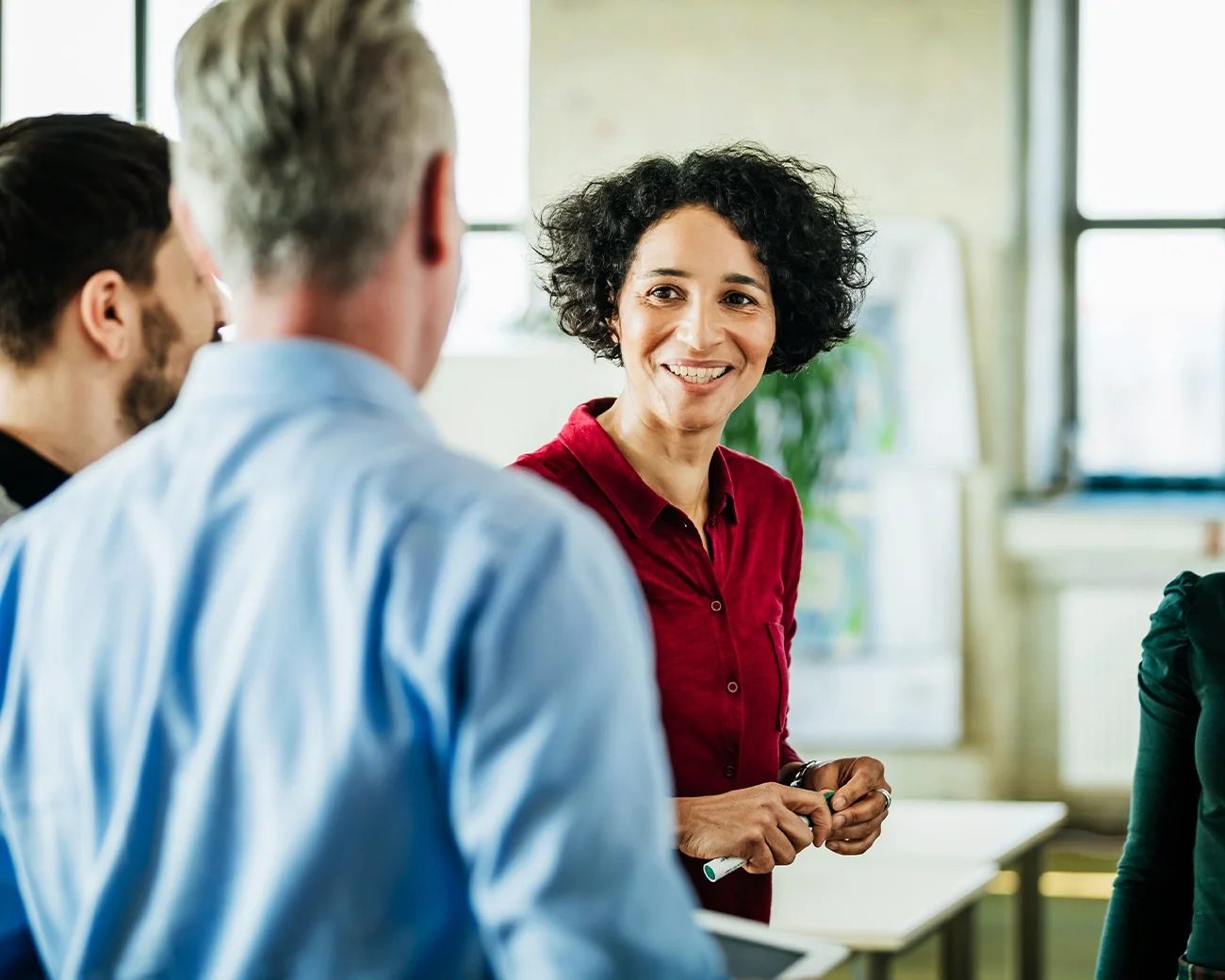 Collega's in gesprek