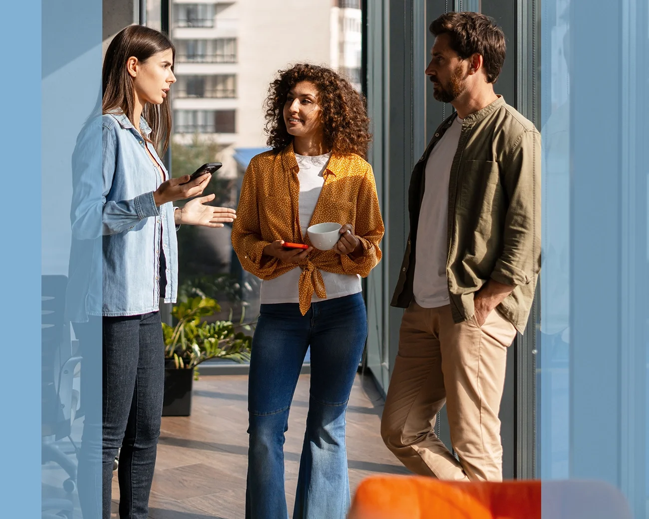 Supportprofessionals voeren onderling een gesprek op gang