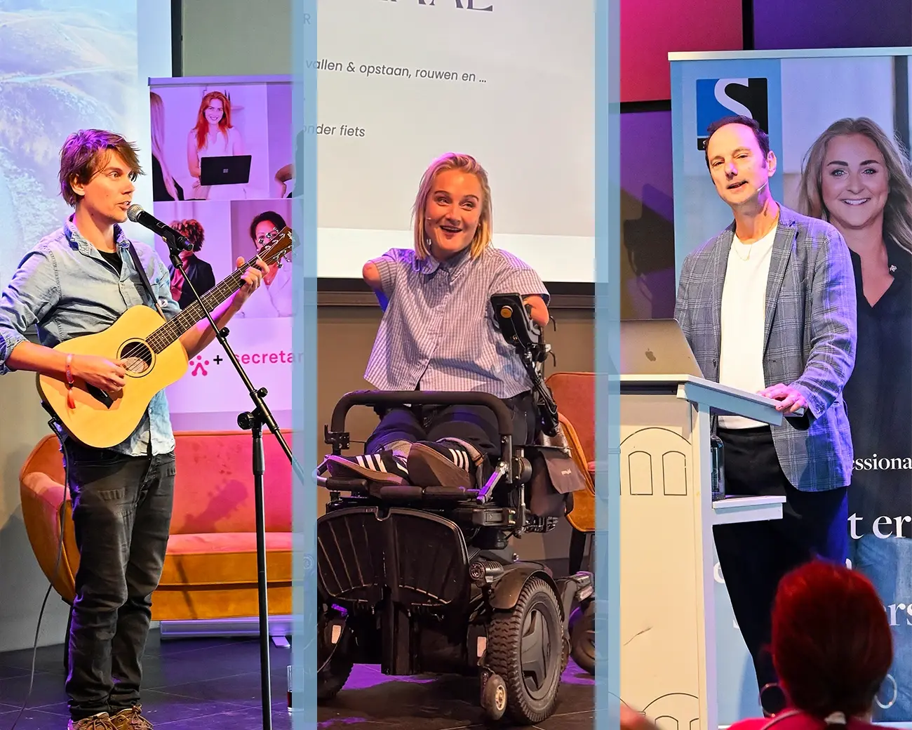 Merijn Ruis, Eva Eikhout en Thomas van Luyn Schoevers Leerfestival 2026