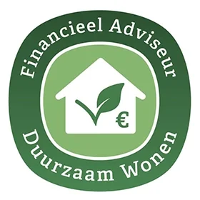 Logo financieel adviseur duurzaam wonen