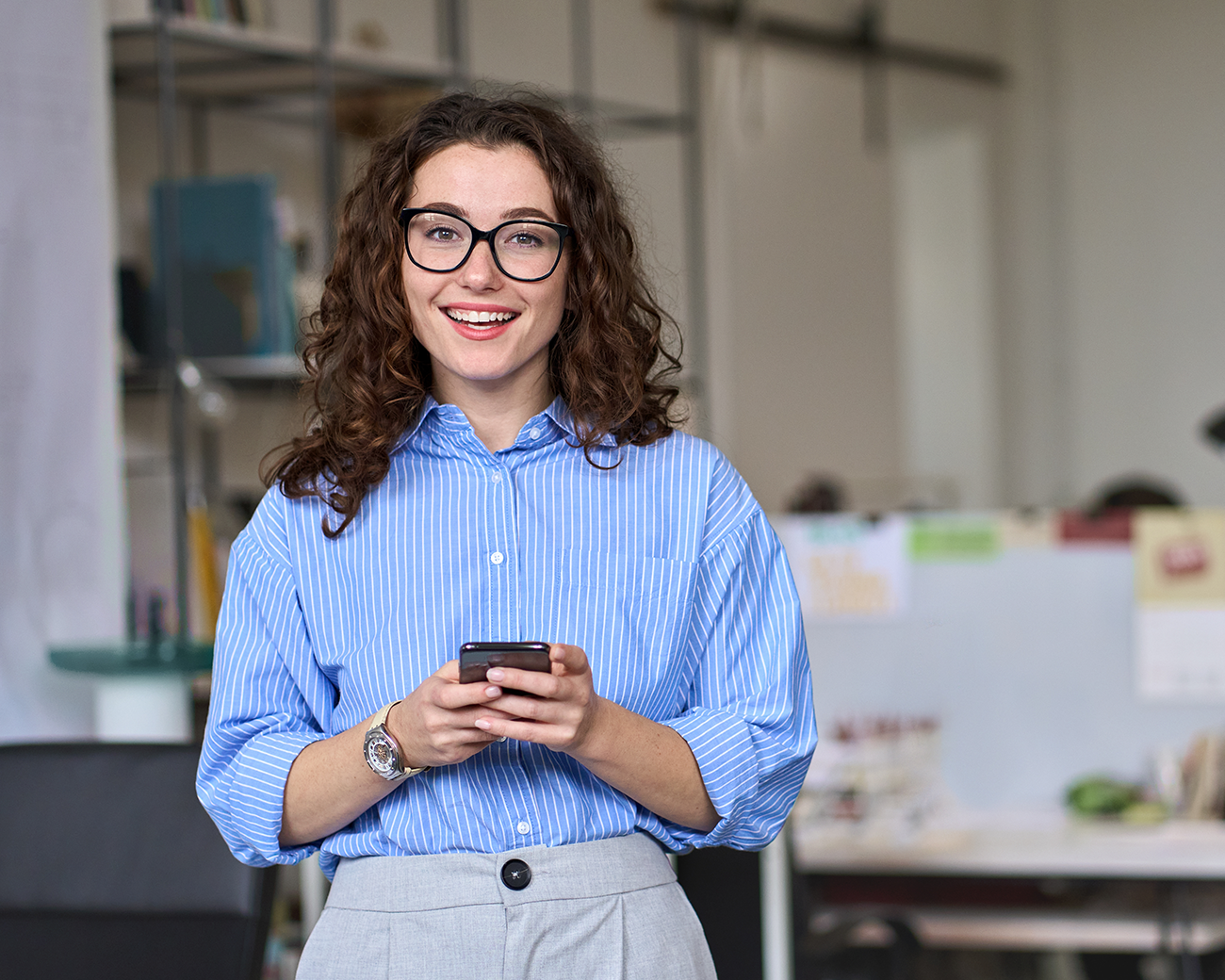 Marketeer enthousiast met marketingplan