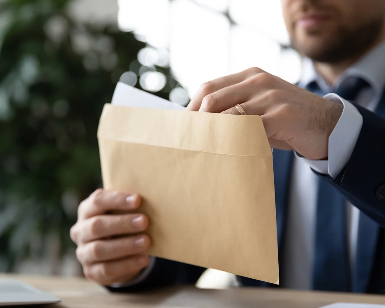 Zakenman verstuurt 14-dagenbrief