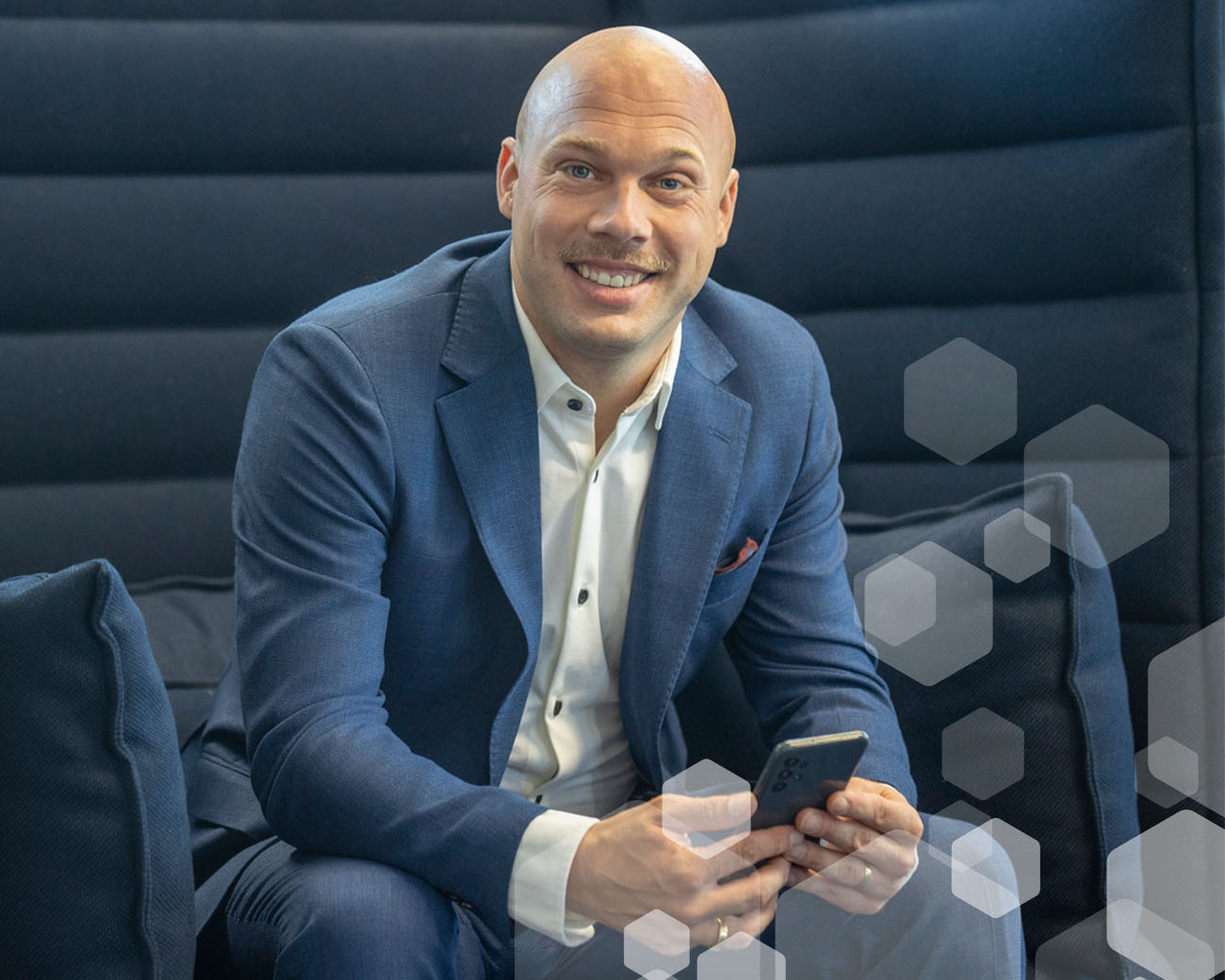 Accountmanager Richard Wesdijk bij Markus Verbeek Praehep