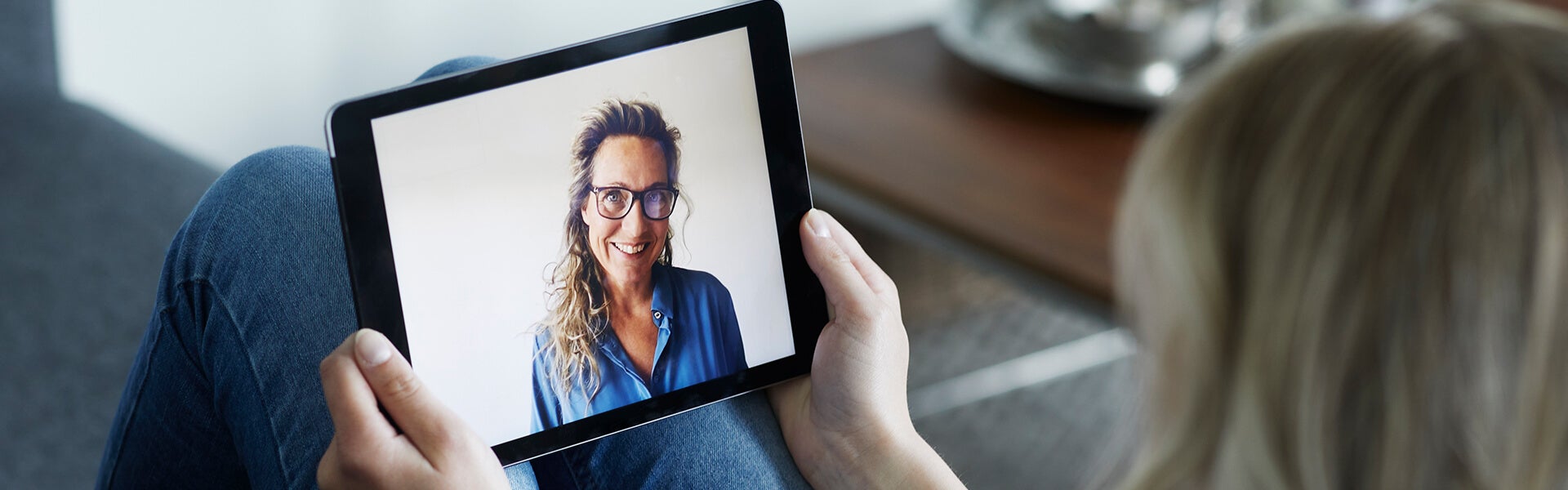 Videocall via tablet