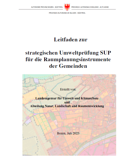 Leitfaden zur strategischen Umweltprüfung SUP für die Raumplanungsinstrumente der Gemeinden