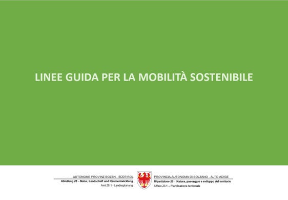 Linee guida per la mobilità sostenibile