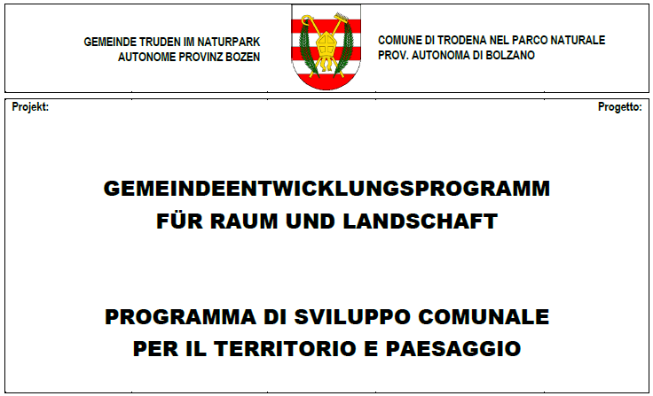 Comune di Trodena nel parco naturale