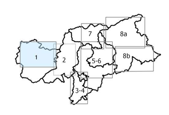 Piano delle piazzole di servizio