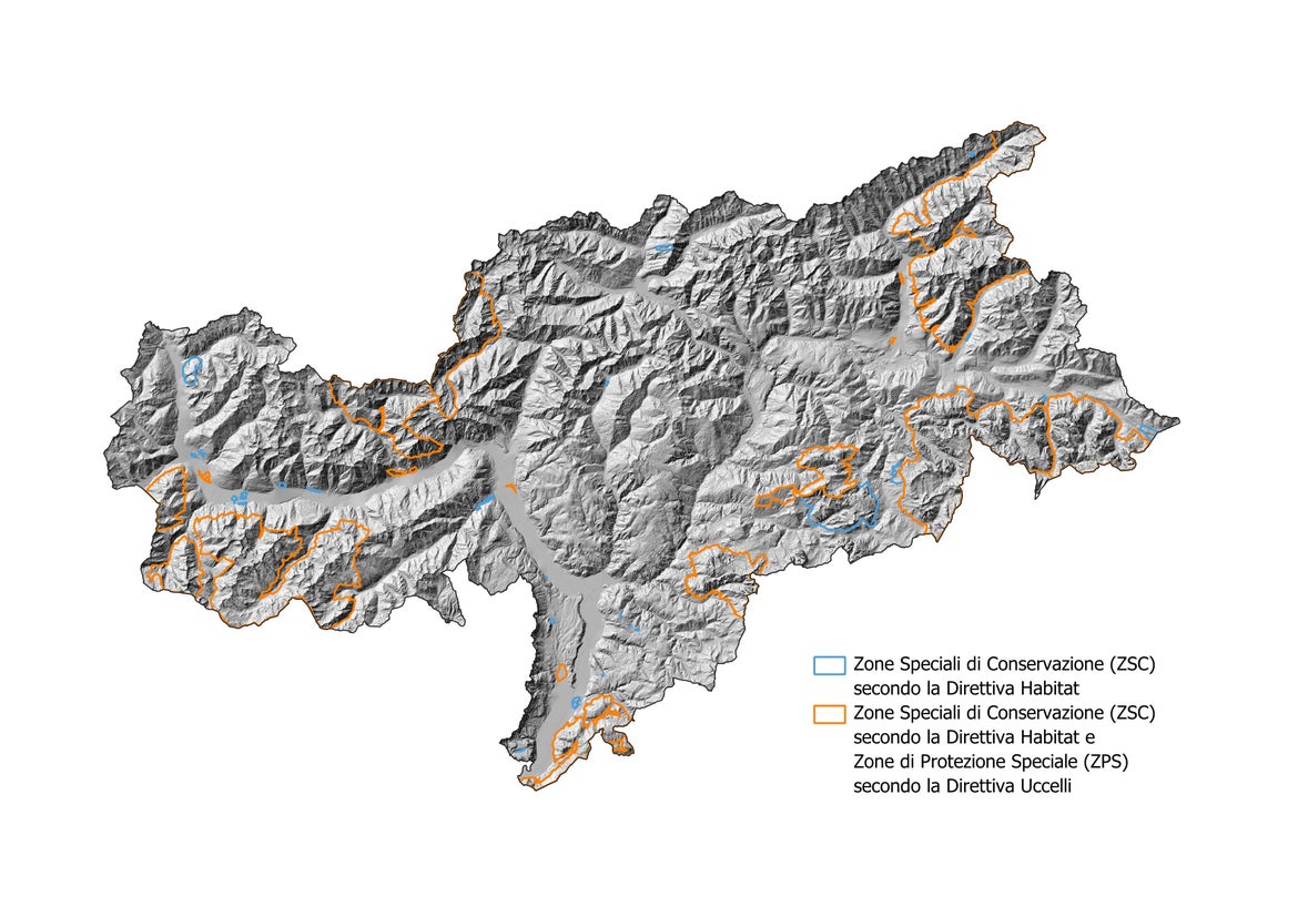 Siti Natura 2000 in Alto Adige