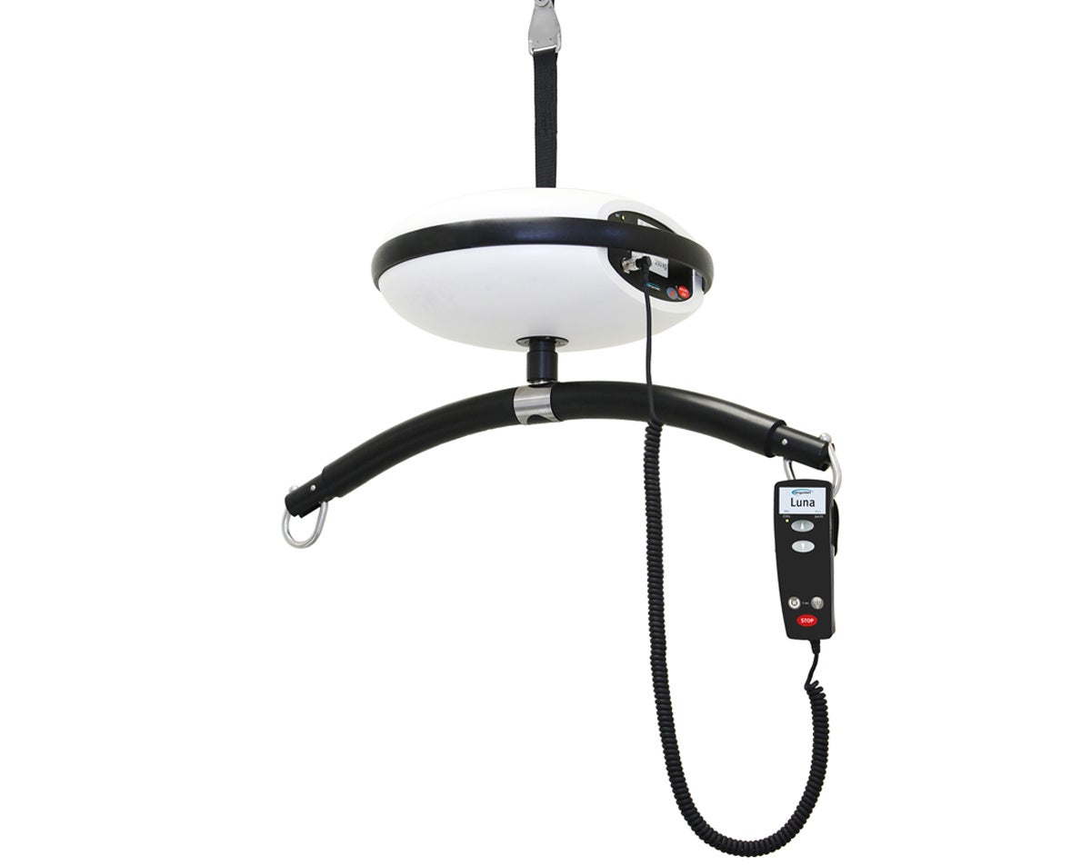 Luna Ceiling Hoist and installation NRS Healthcare Pro