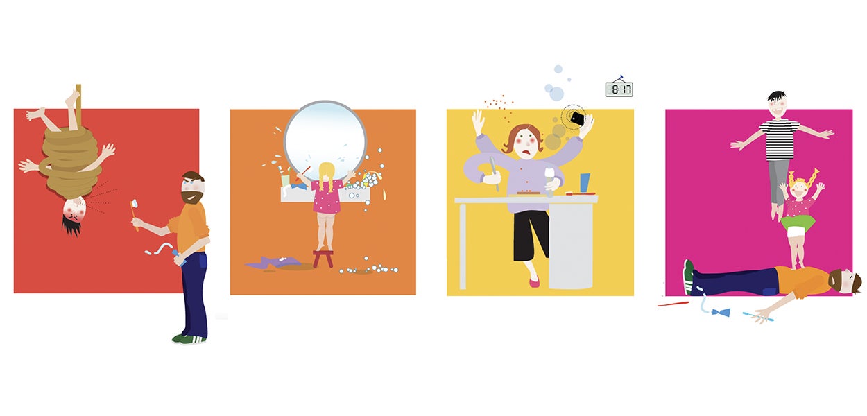 Set van kaarten voor het project Uitblinkers