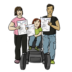 Alle haben die Prüfung bestanden.