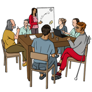 Corsi per persone con e senza disabilità.