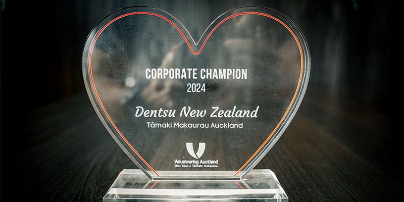 volunteering auckland corporate champion award dentsu aotearoa