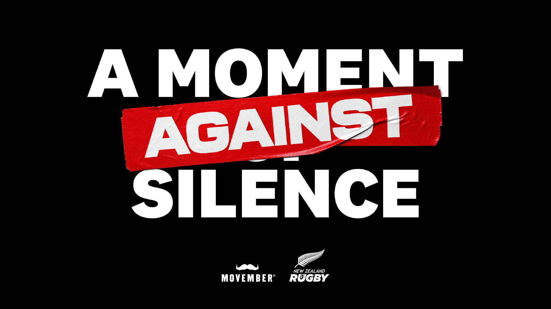 Movember and NZ Rugby Urge Noise Over Men's Suicide