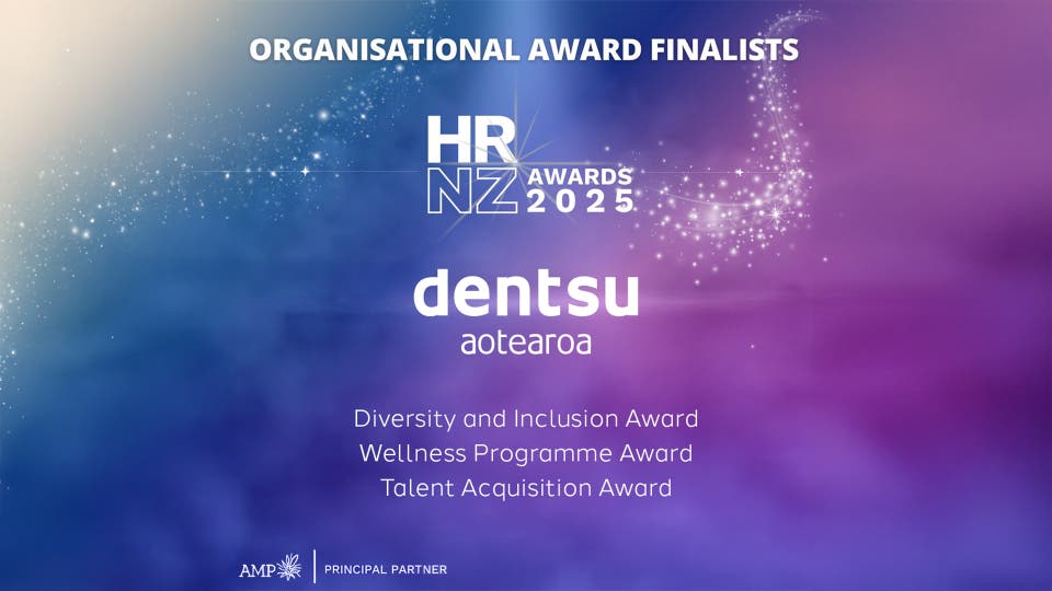dentsu Aotearoa are 3x finalists at the NZHR Awards 2025