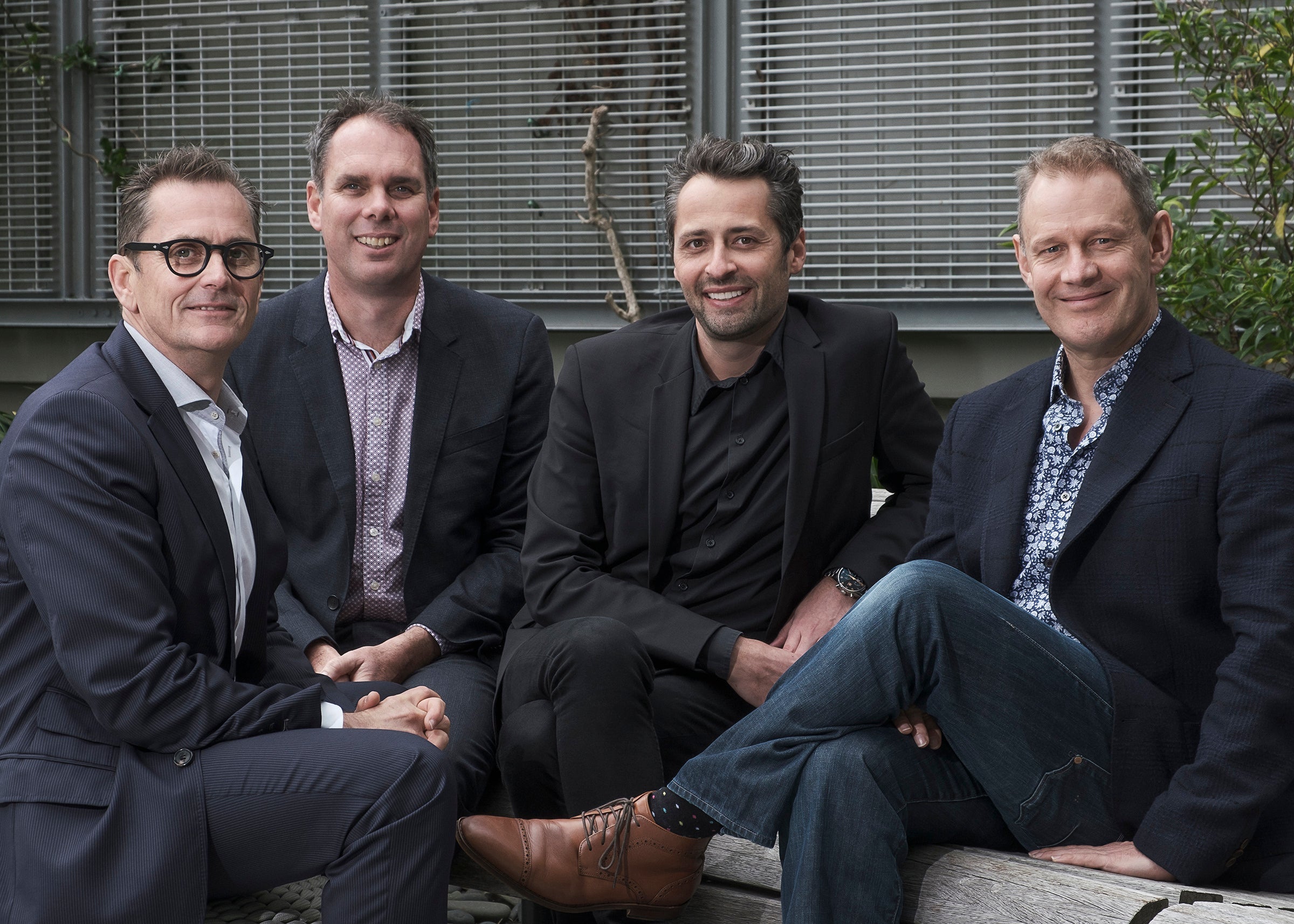 Paul Whittaker Justin Hamilton Rob Harvey and Matt Farrar