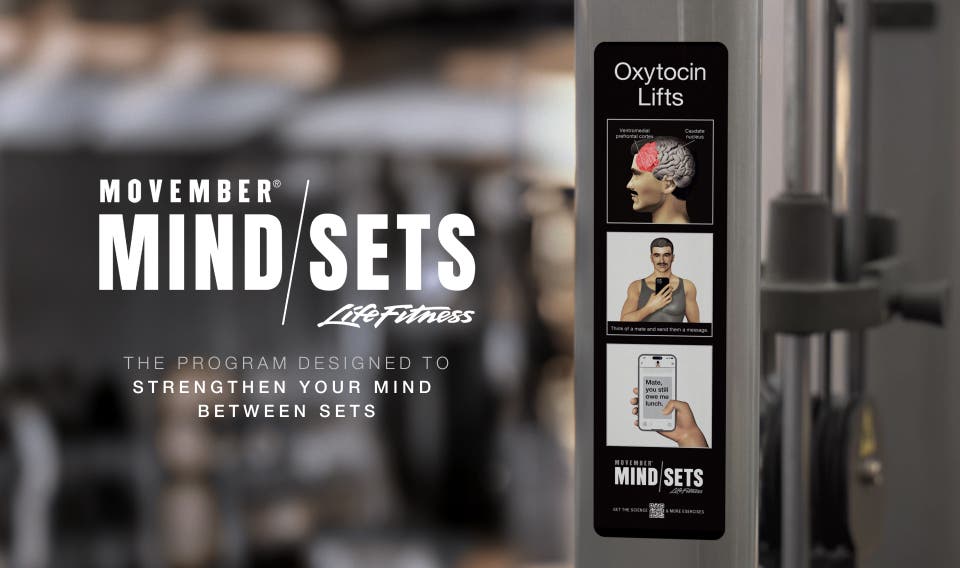 dentsu Aotearoa launch Movember Mindsets - Movember and Life Fitness become gym partners for mental health
