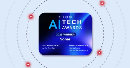 Image for SonarQube Remediation Agent Wins Best Innovation in AI for DevOps