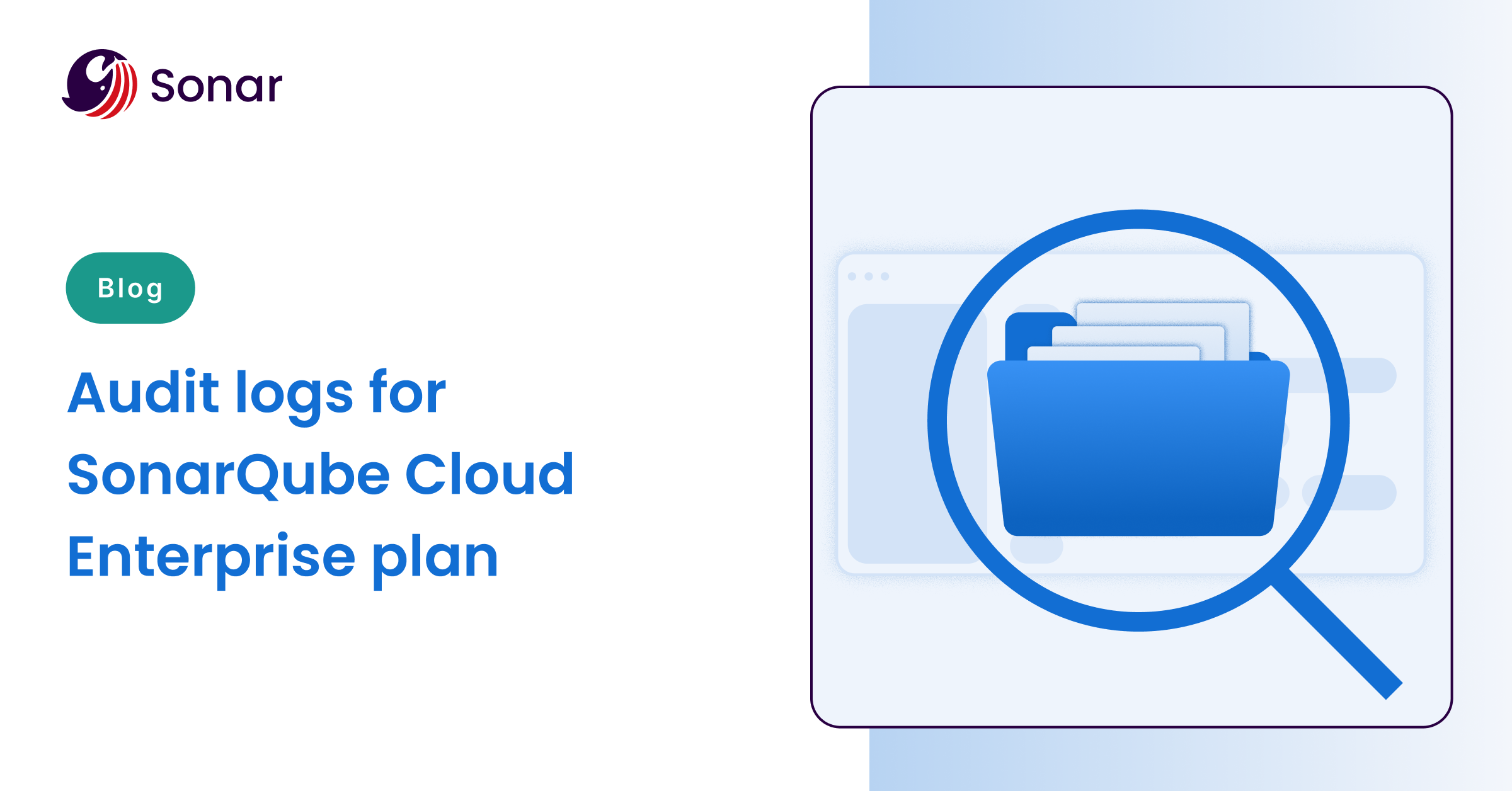 Introducing audit logs in SonarQube Cloud: Enhancing compliance and ...