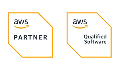 AWS Partner and Qualified Software Badges