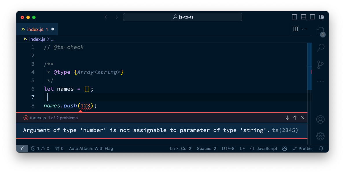 Typing your JavaScript without writing TypeScript | Sonar