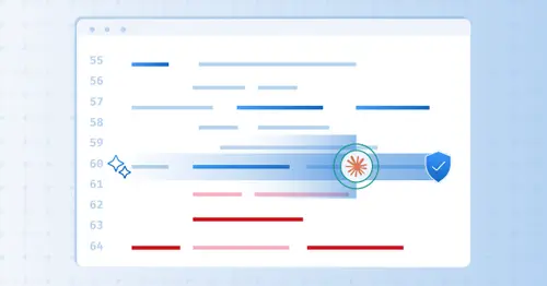Illustration for Sonar Context Augmentation guide for Claude Code and SonarQube, showing a code editor with highlighted lines, automated issue detection, and security shield to represent AI-assisted code analysis with project guidelines and architecture awareness for cleaner enterprise-ready code