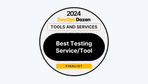 DevOps Dozen best testing service/tool 2024 Finalist