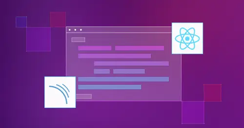 The SonarQube and React logos