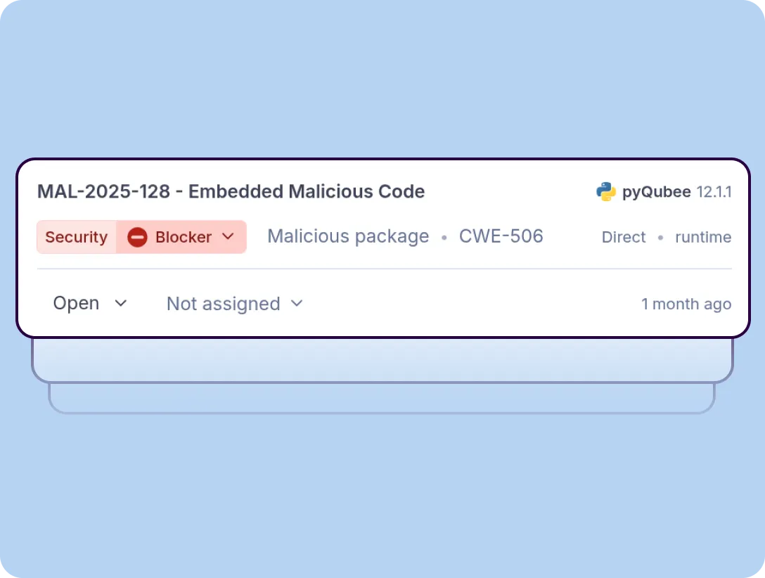 Malicious packages illustration